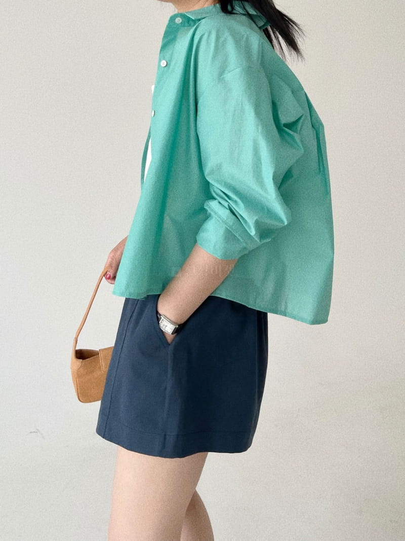 Oli Seoul - Korean Women Fashion - #womensfashion - Green Eddie Shirt - 10