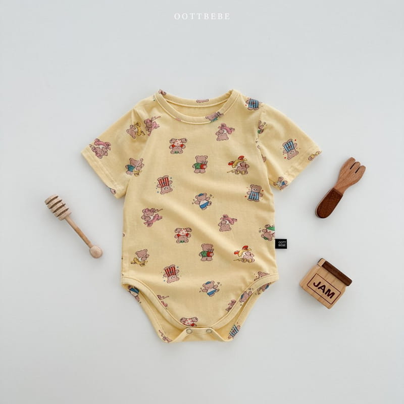 Oott Bebe - Korean Baby Fashion - #babyoninstagram - Friends Bodysuit - 3