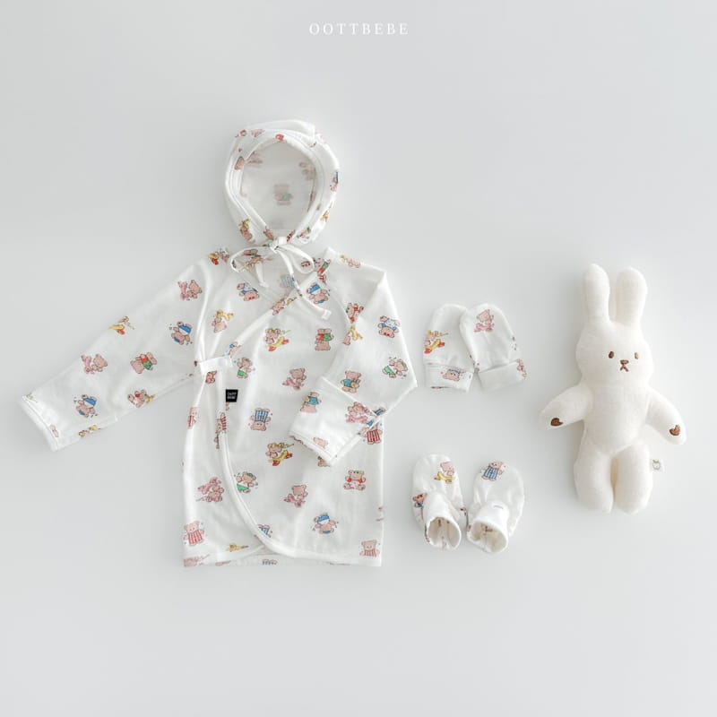 Oott Bebe - Korean Baby Fashion - #babyootd - Friends Bonnet - 3