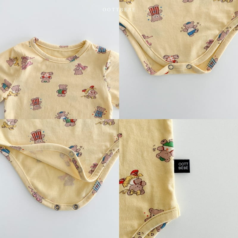 Oott Bebe - Korean Baby Fashion - #babyoutfit - Friends Bodysuit - 6