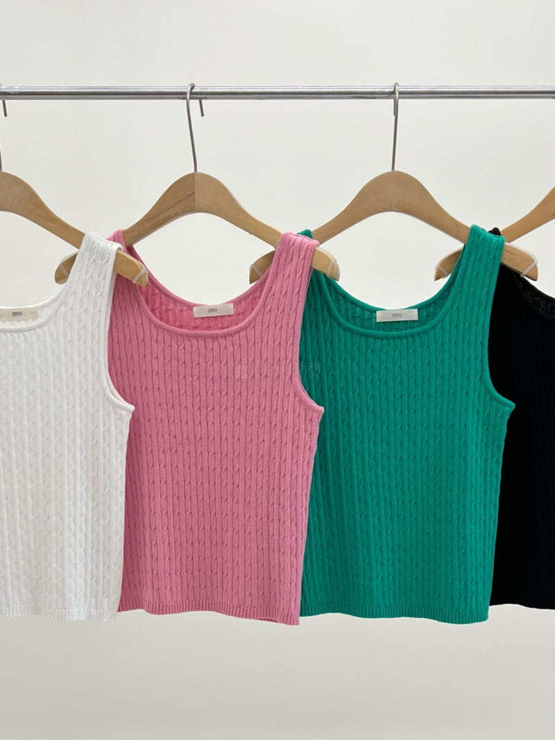 Ovu - Korean Women Fashion - #momslook - Cable Knit Tee - 12