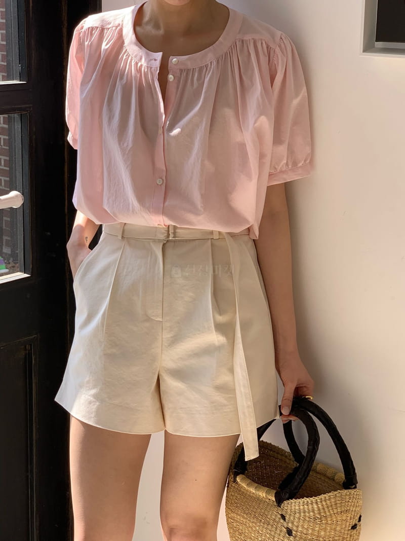 Ovu - Korean Women Fashion - #momslook - Lian Shirring Blouse - 9