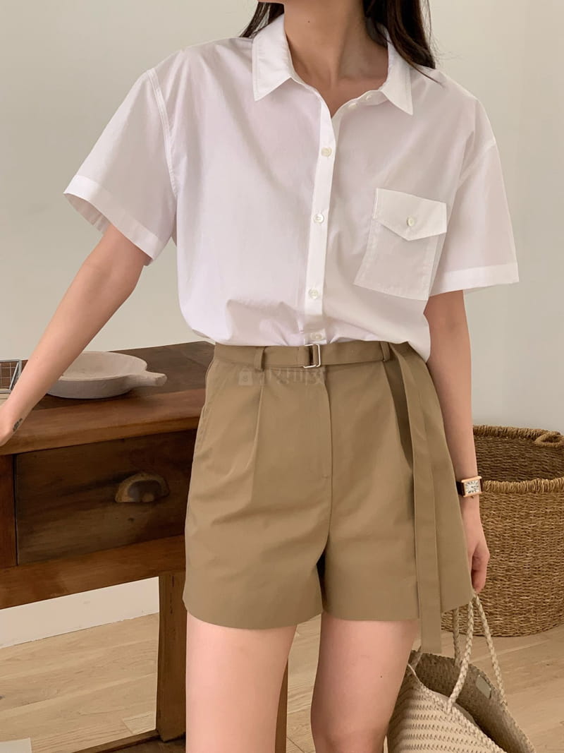 Ovu - Korean Women Fashion - #vintagekidsstyle - Pocket SHIrt - 8