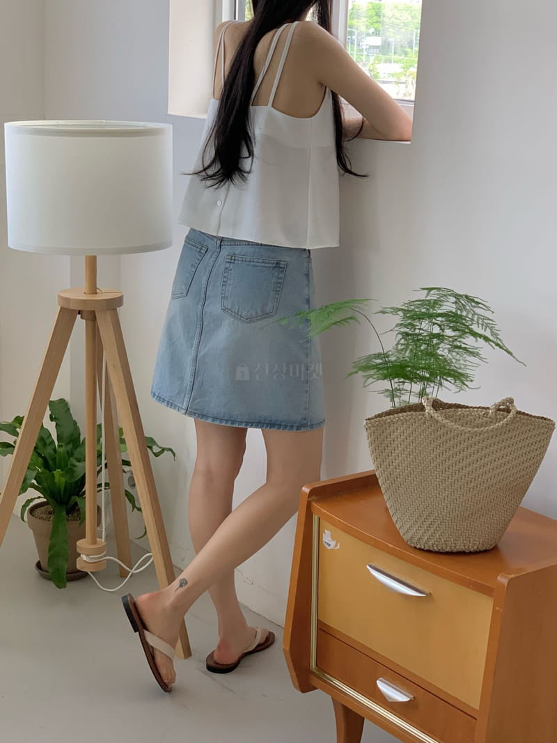 Ovu - Korean Women Fashion - #vintagekidsstyle - 424 Mini Denim Skirt - 6