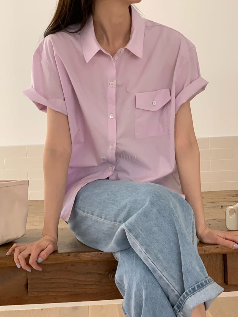 Ovu - Korean Women Fashion - #womensfashion - Pocket SHIrt - 2