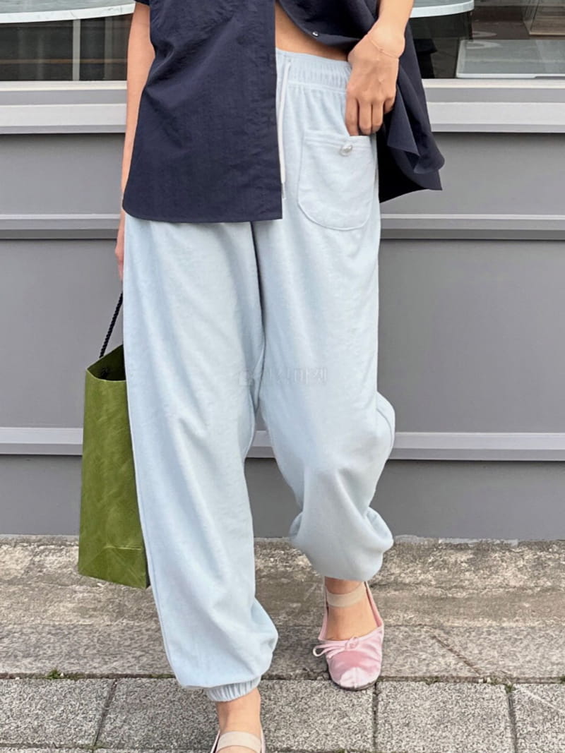 Pablored - Korean Women Fashion - #momslook - Terry Pants - 7