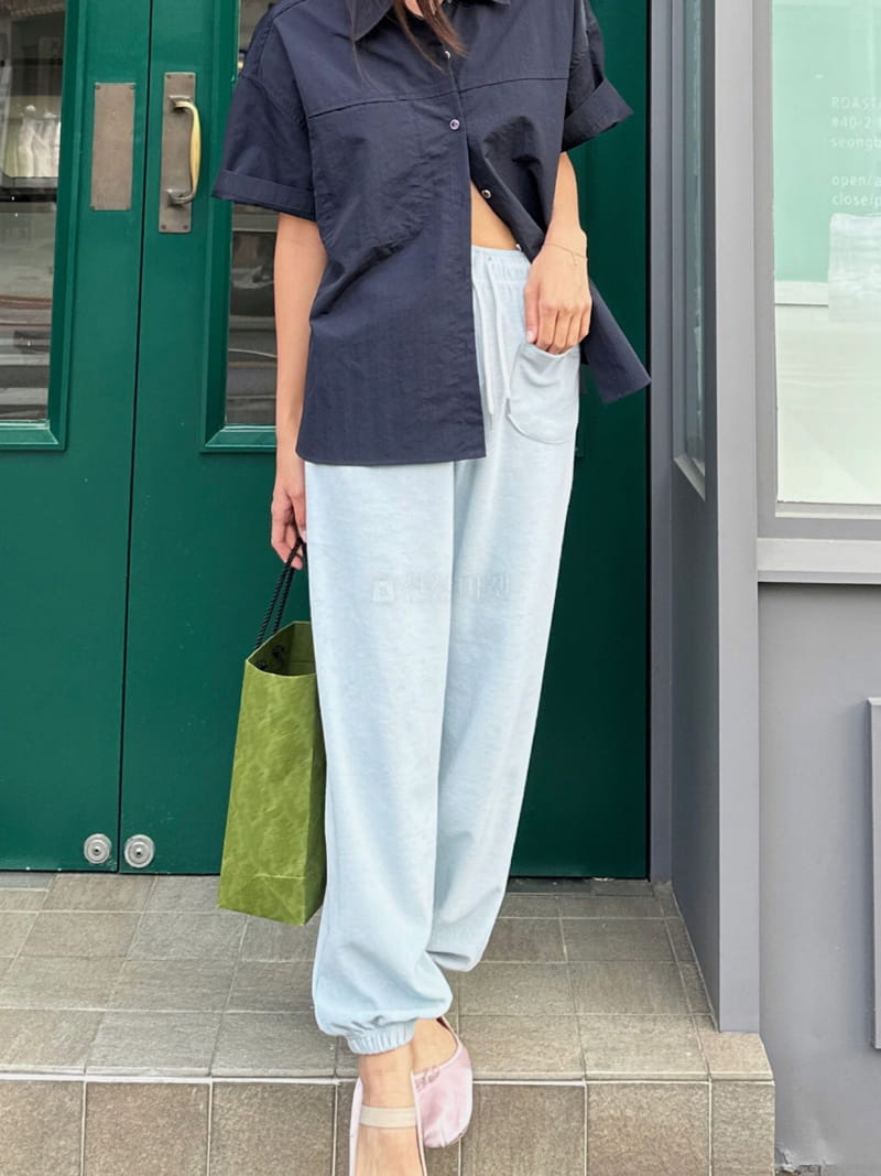 Pablored - Korean Women Fashion - #momslook - Terry Pants - 9