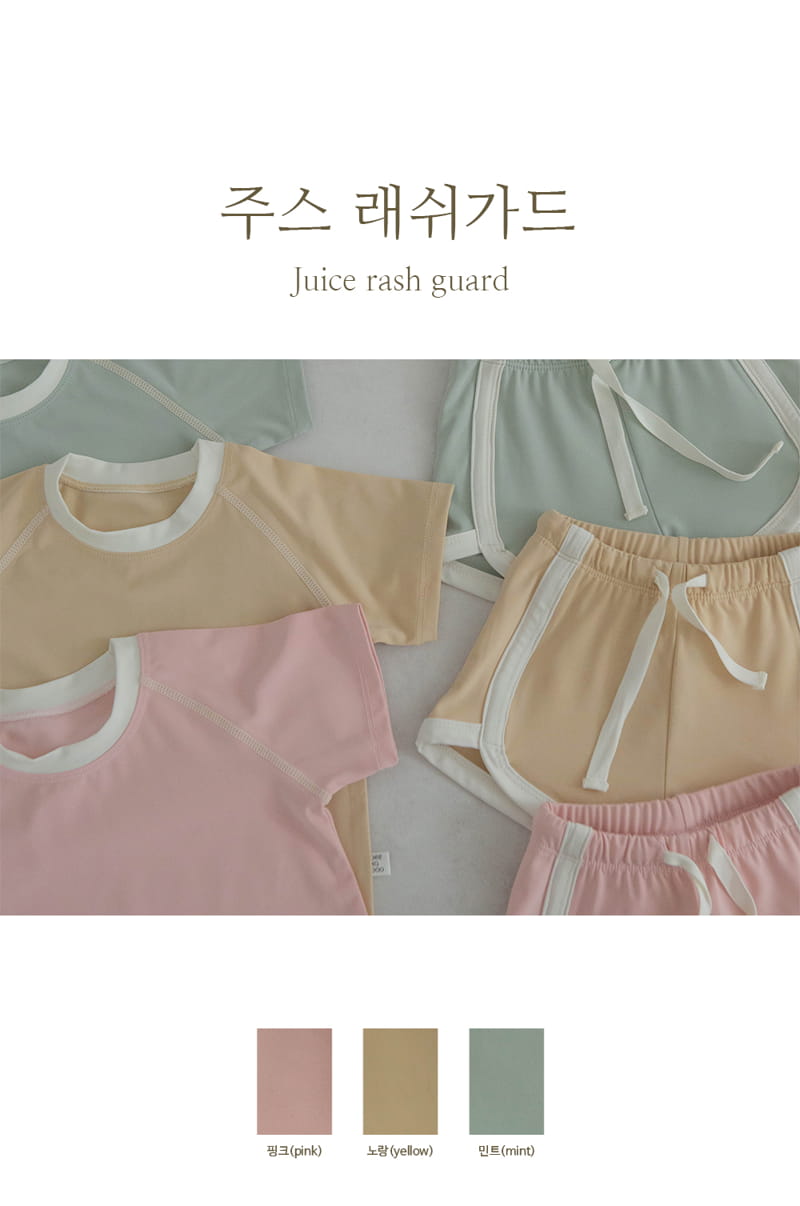 Peekaboo - Korean Children Fashion - #discoveringself - Juice Rashguard Top Bottom Set