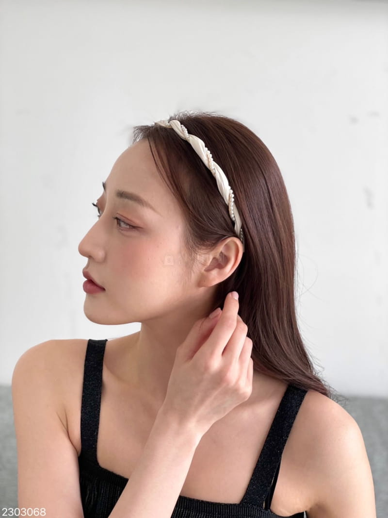 Reina - Korean Women Fashion - #momslook - 2303068 Pearl Hairband - 7