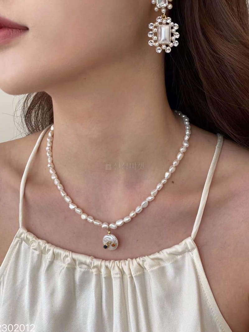 Reina - Korean Women Fashion - #momslook - 2302012 Pearl Necklace - 7