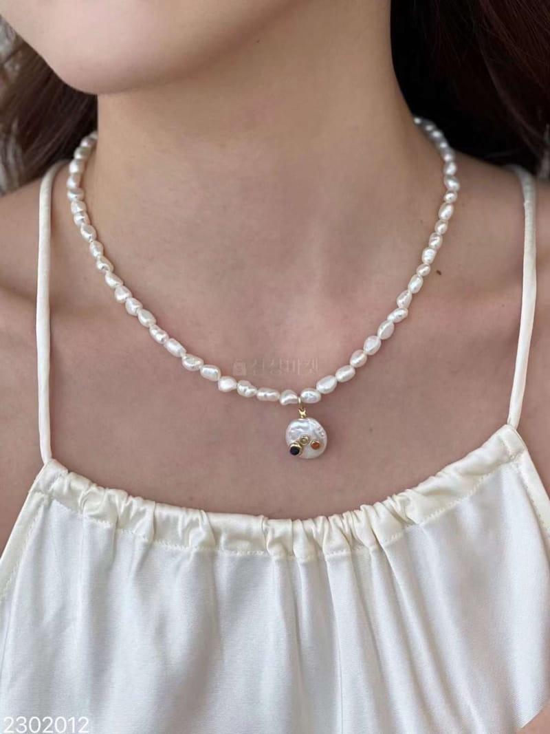 Reina - Korean Women Fashion - #womensfashion - 2302012 Pearl Necklace - 8