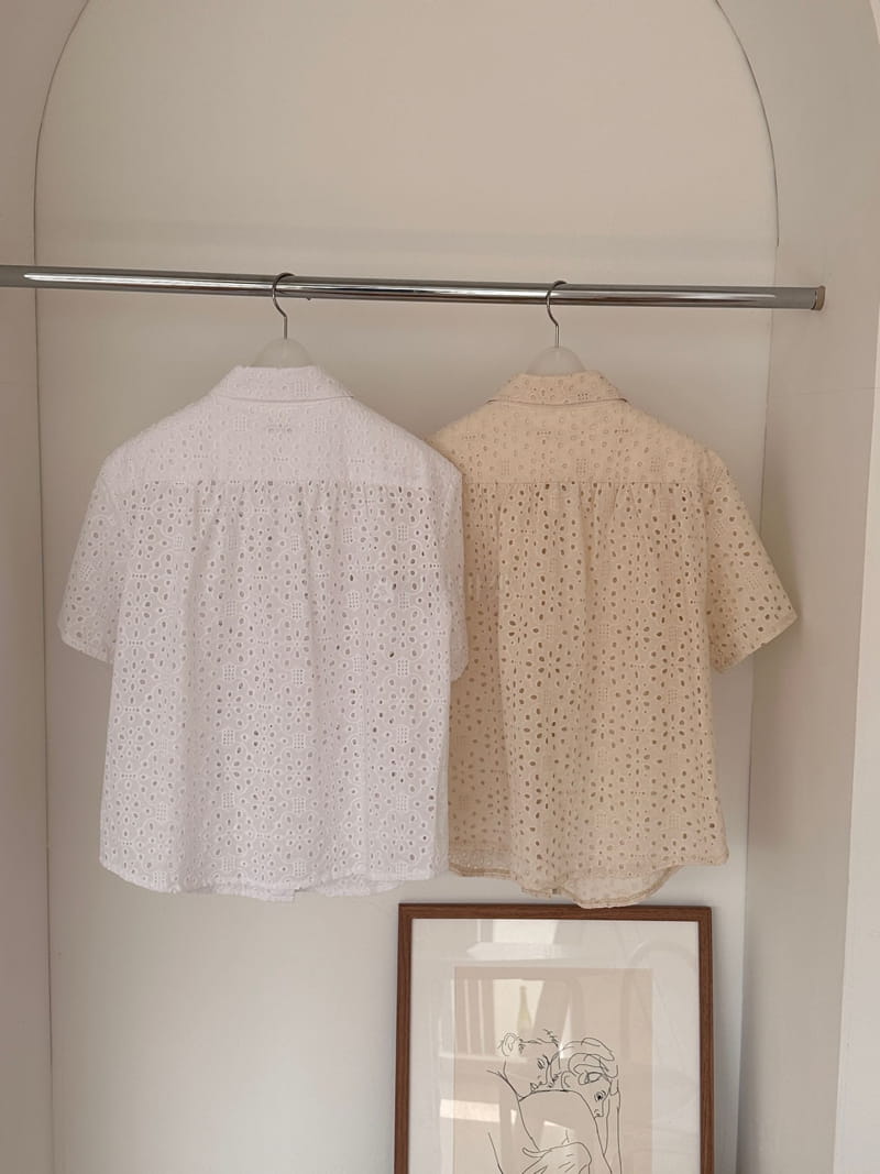 Sea Sand Salt - Korean Women Fashion - #momslook - Madeline Lace Shirt - 8