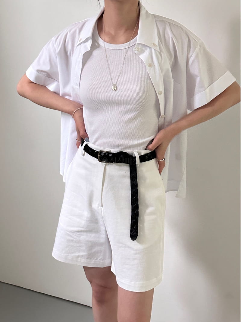 Sea Sand Salt - Korean Women Fashion - #vintageinspired - Stone Shorts - 10