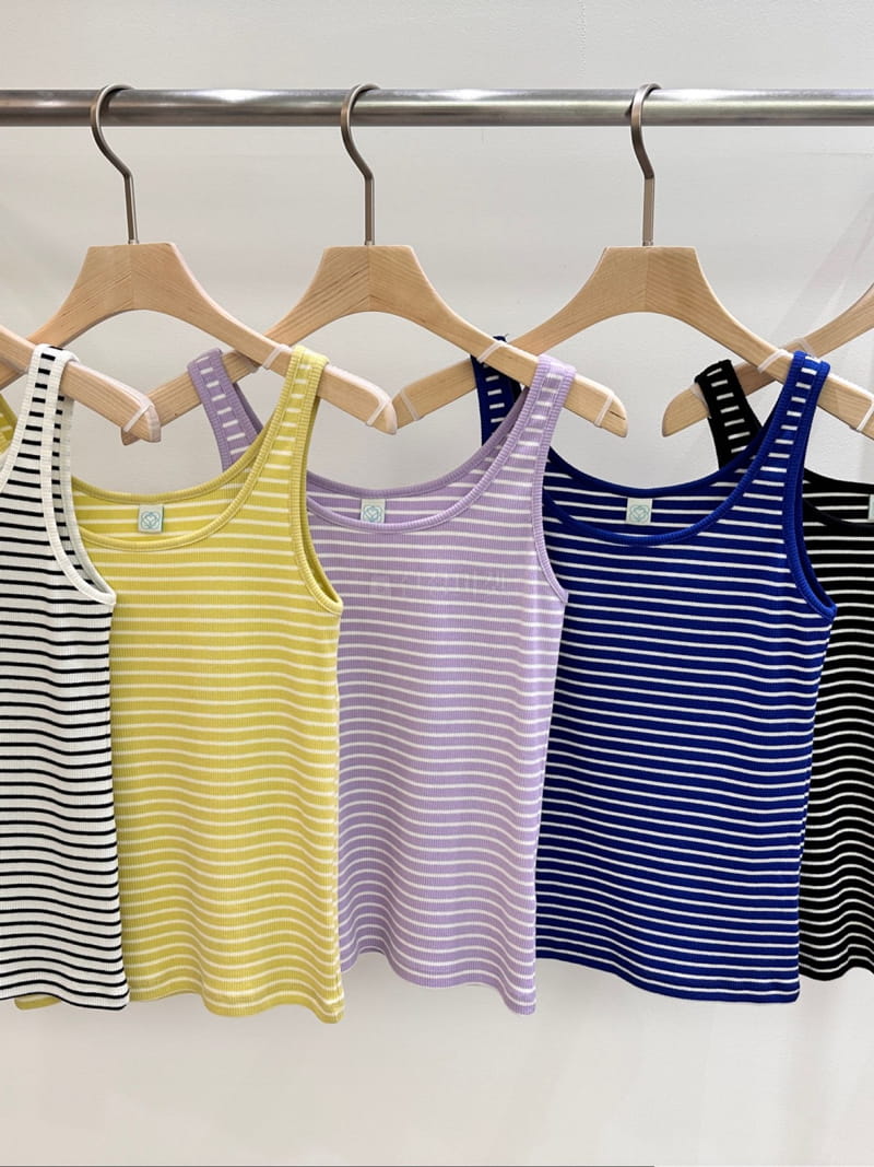 Sea Sand Salt - Korean Women Fashion - #womensfashion - Stripes Sleeveless - 8