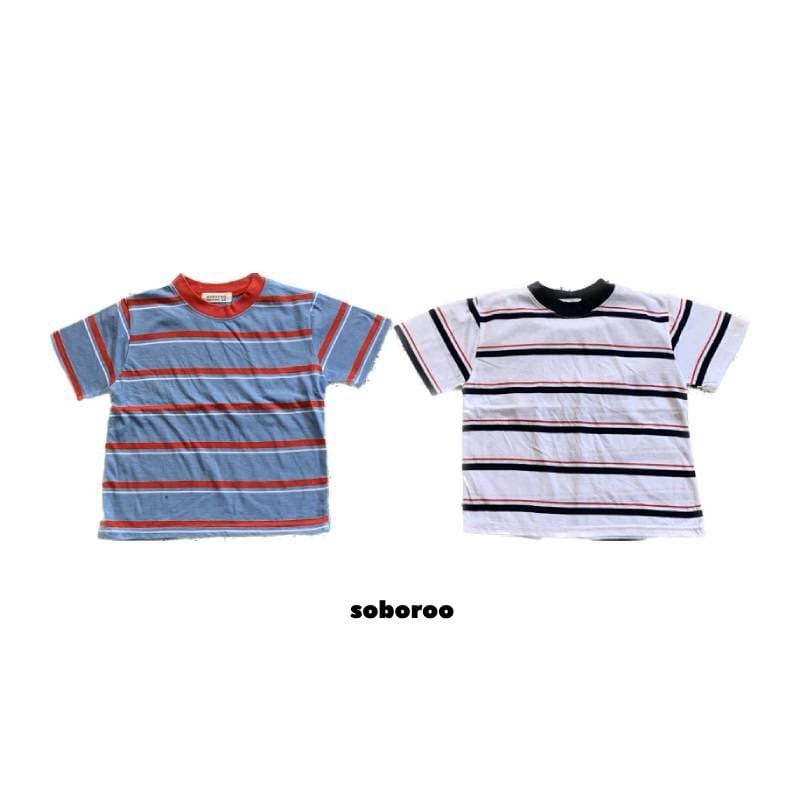 Soboroo - Korean Children Fashion - #childofig - Summer Multi Stripes Tee