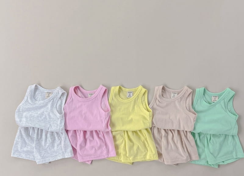 Soybean - Korean Children Fashion - #discoveringself - Hot Summer Rolly Pop Top Bottom Set - 9