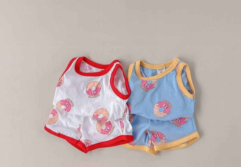 Soybean - Korean Children Fashion - #toddlerclothing - Donit Top Bottom SET - 3