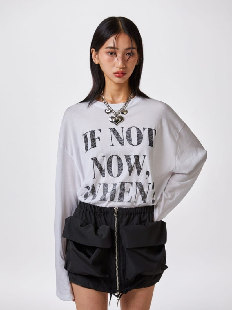 Stage - Korean Women Fashion - #womensfashion - Now Slit Tee - 4