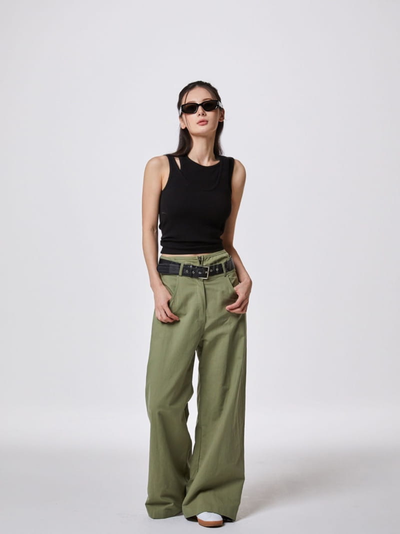 Stage - Korean Women Fashion - #thatsdarling - Low Inner Pants - 5