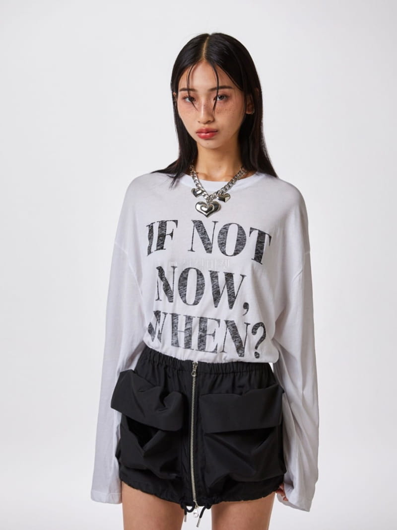 Stage - Korean Women Fashion - #womensfashion - Now Slit Tee - 5