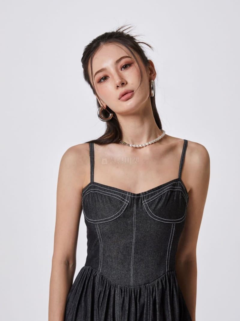 Stage - Korean Women Fashion - #womensfashion - Jijel Denim One-piece - 10