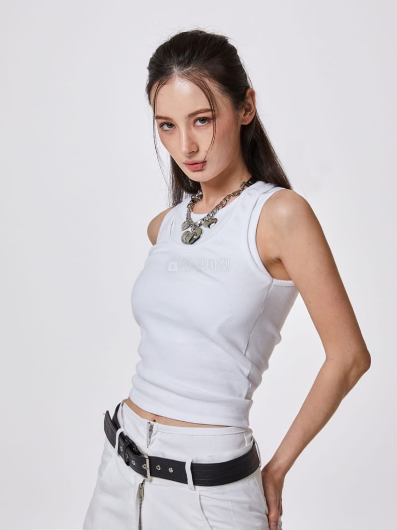 Stage - Korean Women Fashion - #womensfashion - Double Rib Sleeveless - 5