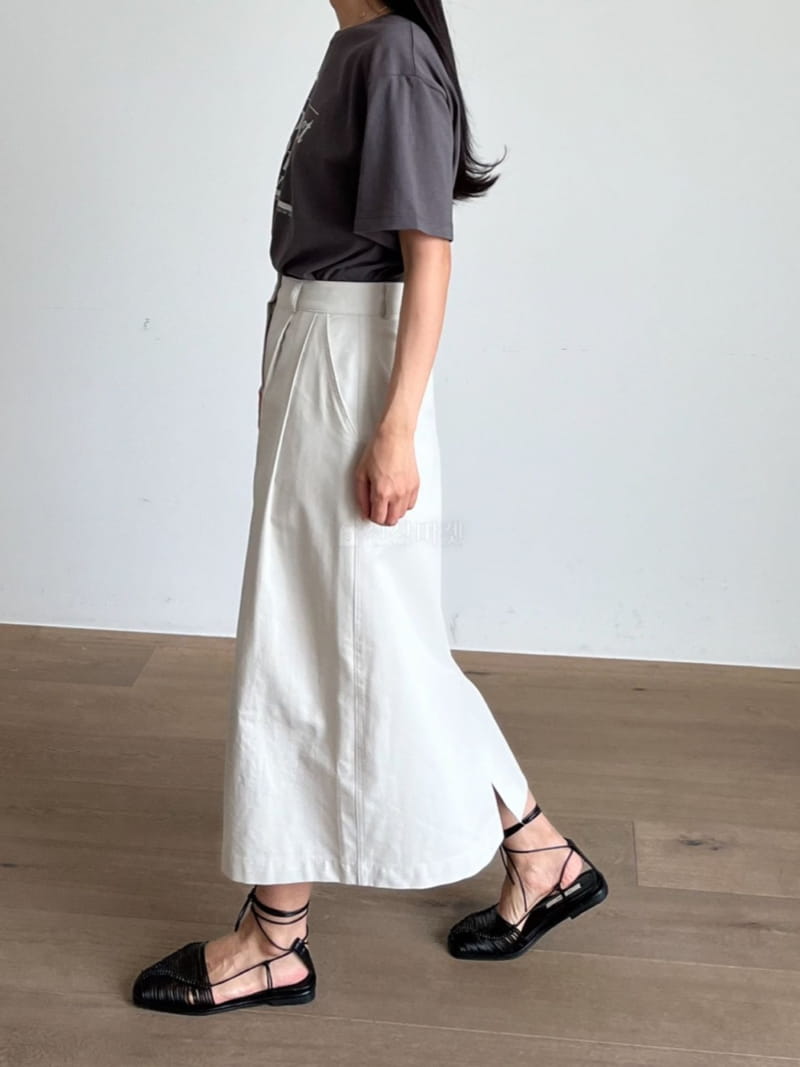 Taupe - Korean Women Fashion - #vintageinspired - Lian Skirt - 12