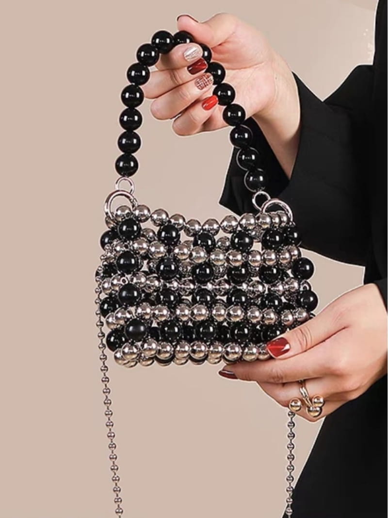 Trouvaille - Korean Women Fashion - #momslook - Love Pearl Tote Bag