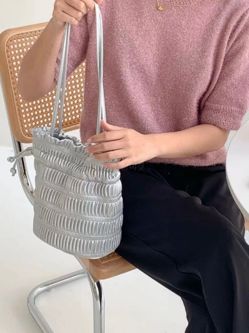 Trouvaille - Korean Women Fashion - #momslook - Roman Pleats Bag - 12