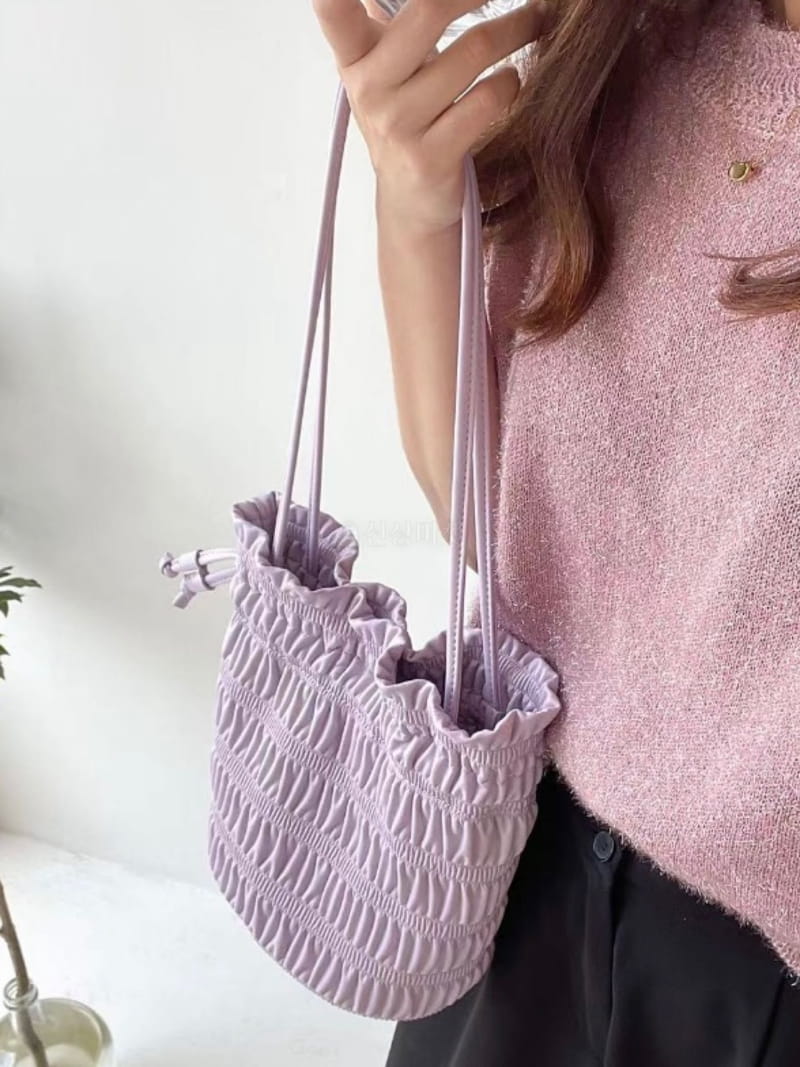 Trouvaille - Korean Women Fashion - #momslook - Roman Pleats Bag - 5