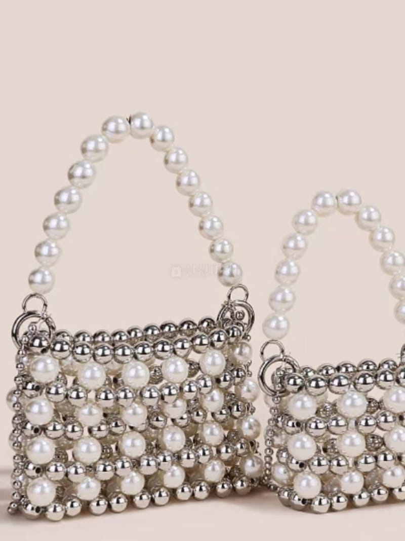 Trouvaille - Korean Women Fashion - #womensfashion - Love Pearl Tote Bag - 10