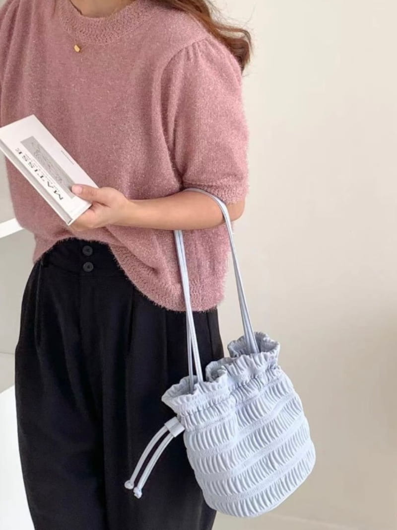 Trouvaille - Korean Women Fashion - #womensfashion - Roman Pleats Bag - 6