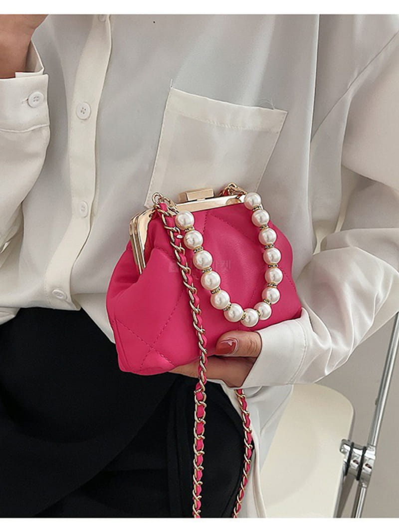 Trouvaille - Korean Women Fashion - #womensfashion - Pearl Tote Cross Bag - 3