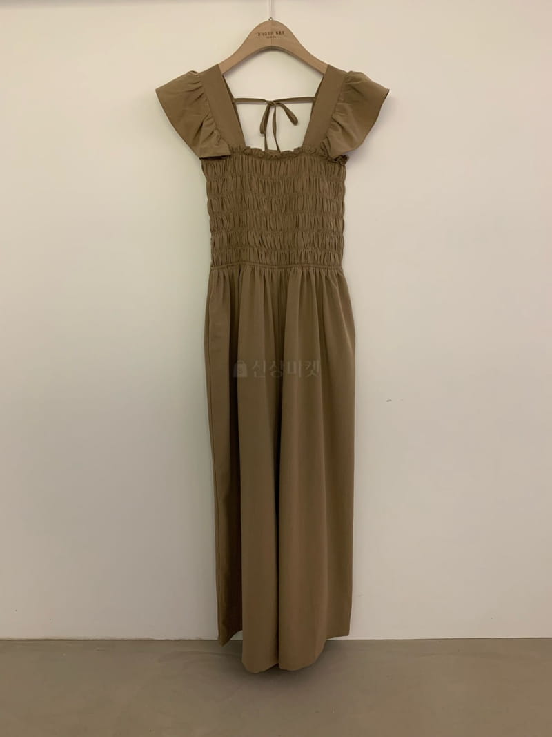 Underkey - Korean Women Fashion - #vintageinspired - Aria Jumpsuit - 5