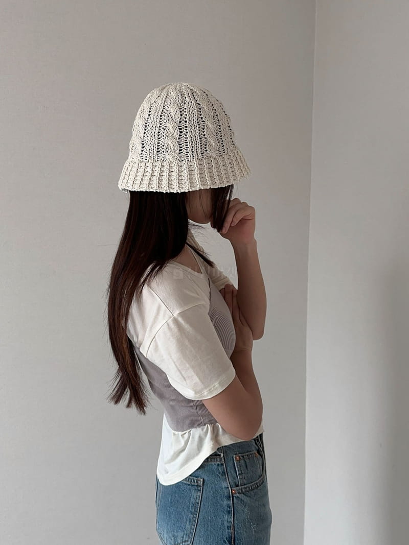 Unene Garden - Korean Women Fashion - #womensfashion - Summer Bucket Hat - 4