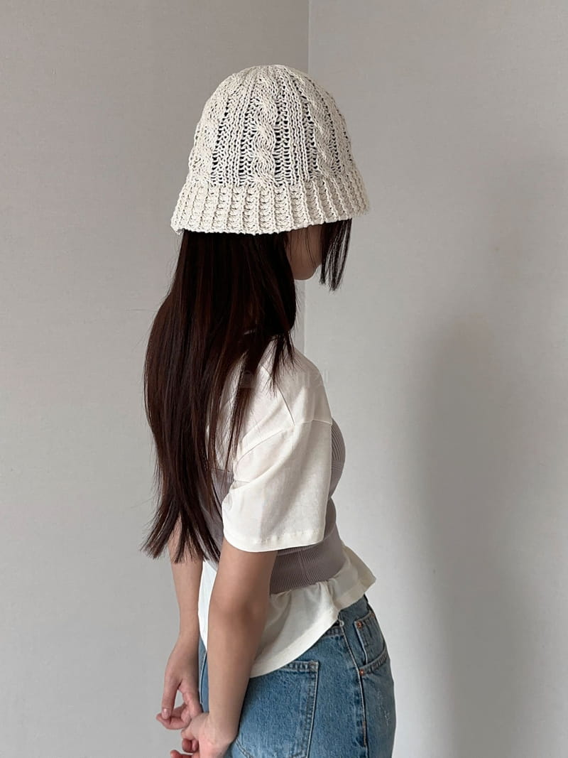 Unene Garden - Korean Women Fashion - #womensfashion - Summer Bucket Hat - 3