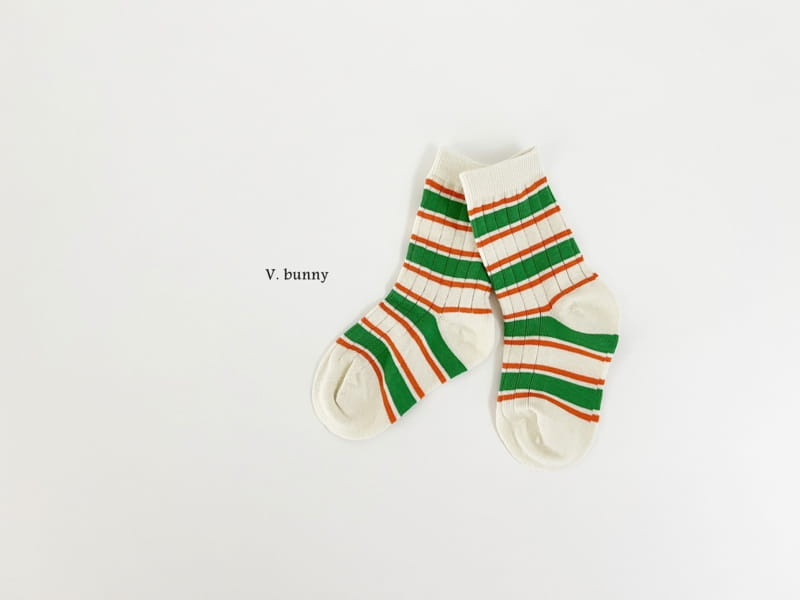 V Bunny - Korean Children Fashion - #kidzfashiontrend - GG Socks Set - 4