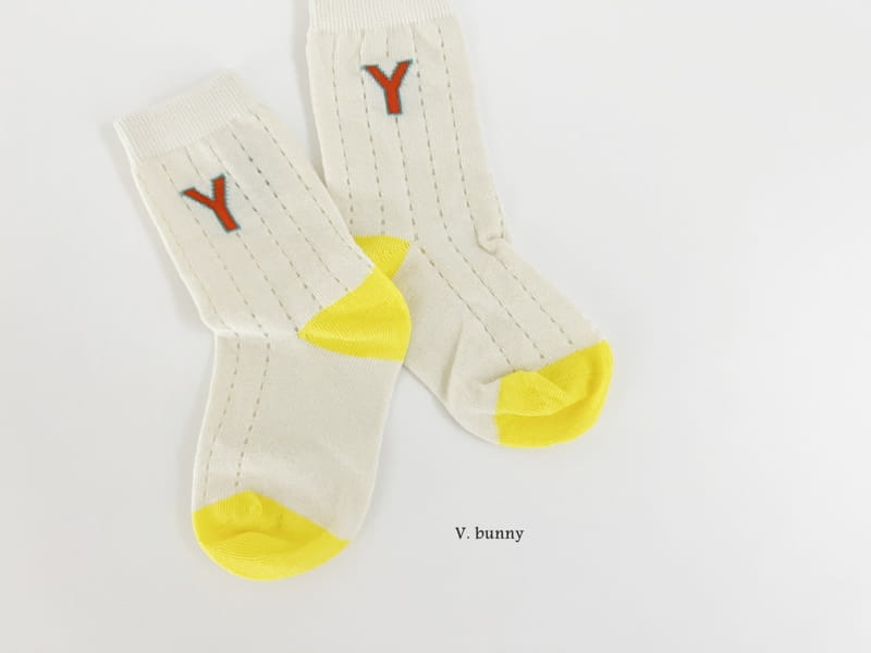 V Bunny - Korean Children Fashion - #Kfashion4kids - YY Socks Set - 3