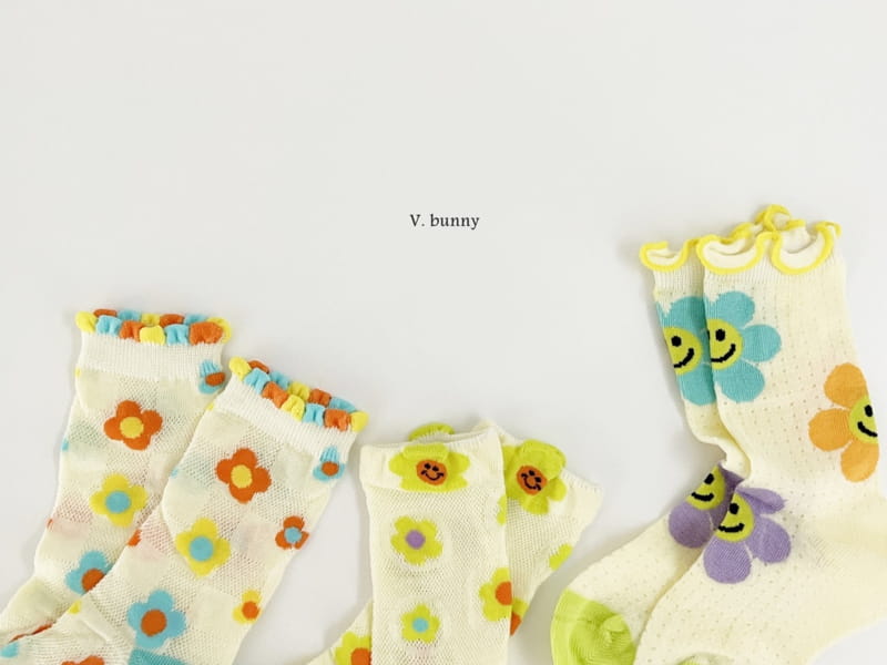 V Bunny - Korean Children Fashion - #discoveringself - Hehe Socks Set - 9