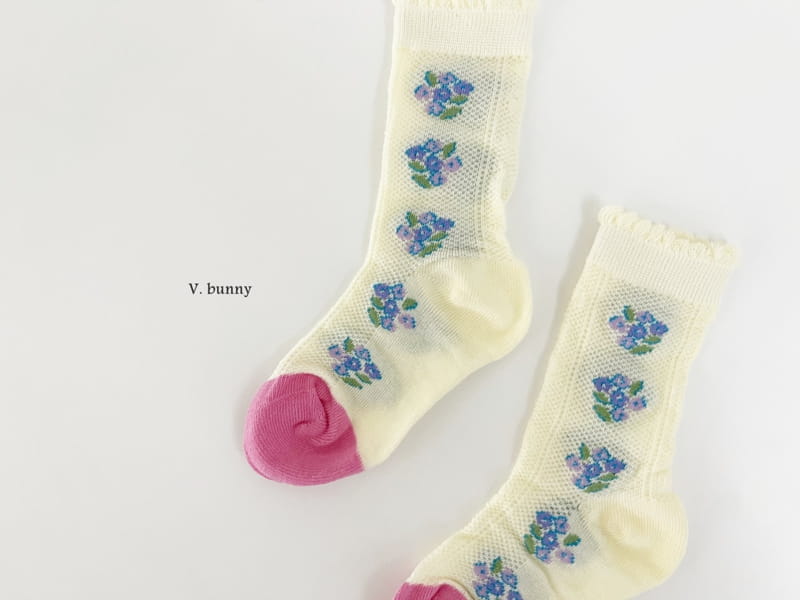 V Bunny - Korean Children Fashion - #discoveringself - Bog Flower Socks Set - 7