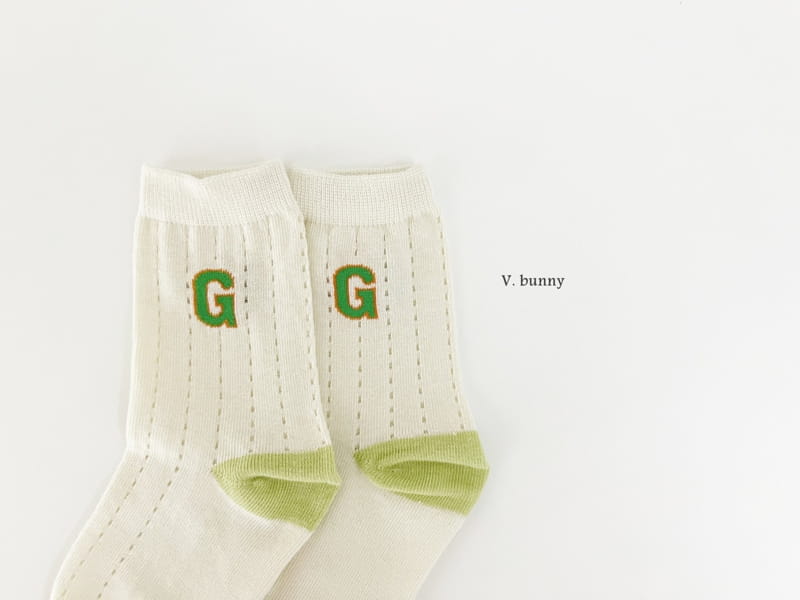 V Bunny - Korean Children Fashion - #kidzfashiontrend - GG Socks Set - 3