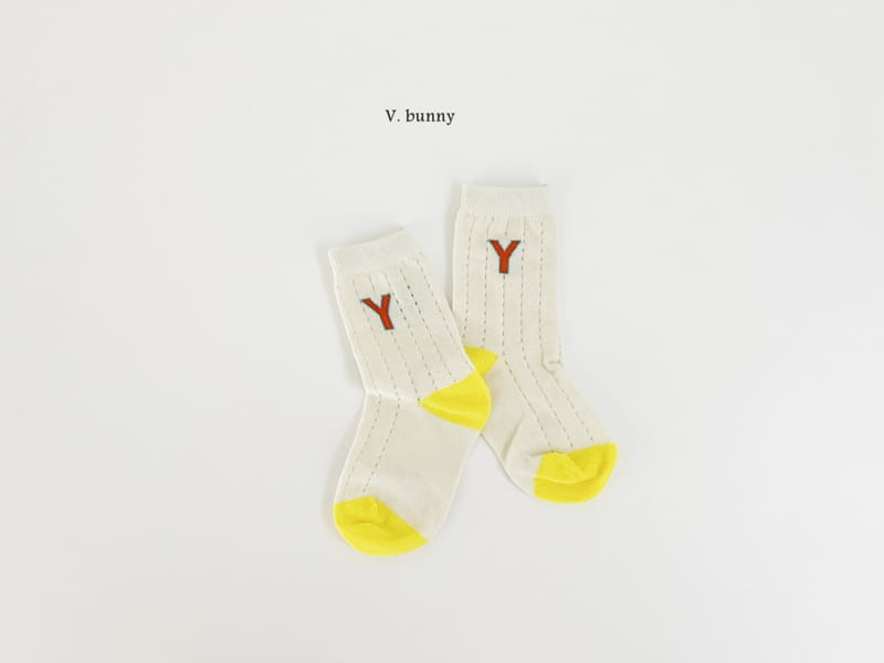 V Bunny - Korean Children Fashion - #kidzfashiontrend - YY Socks Set - 2