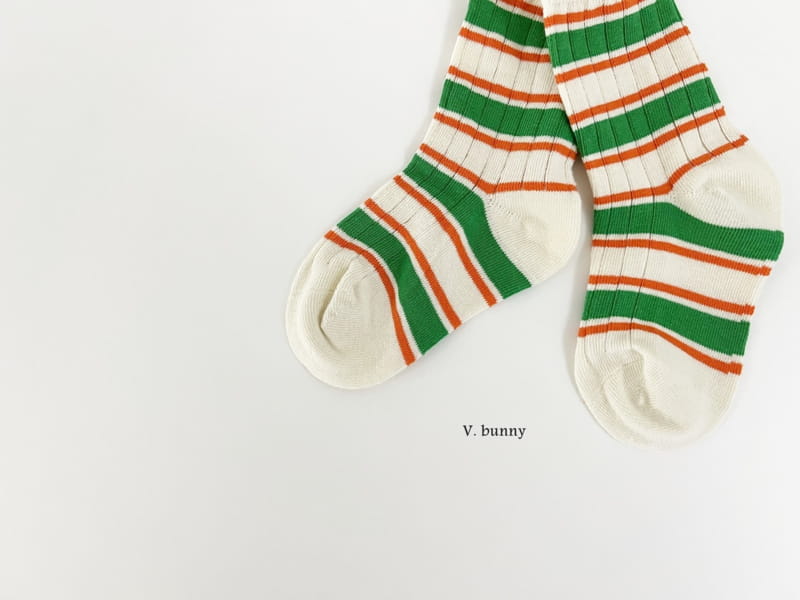 V Bunny - Korean Children Fashion - #littlefashionista - GG Socks Set - 5