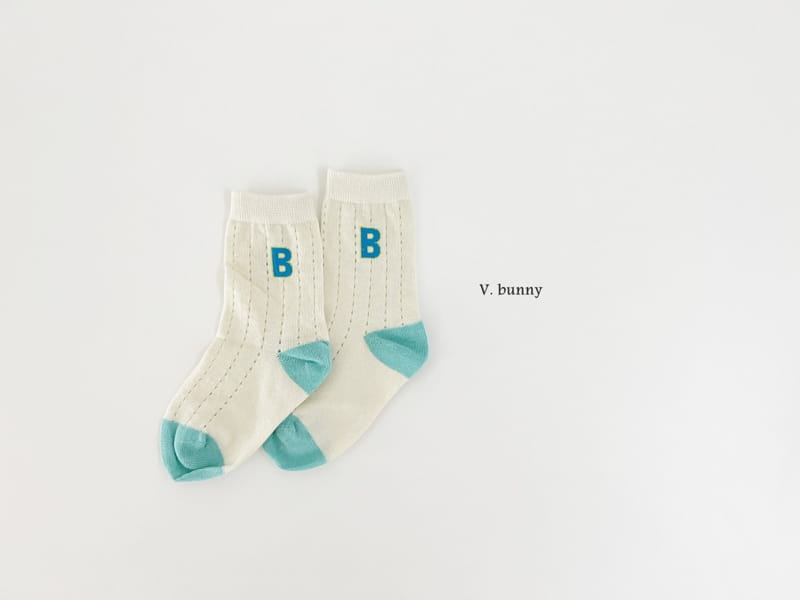 V Bunny - Korean Children Fashion - #littlefashionista - BB Socks Set - 3