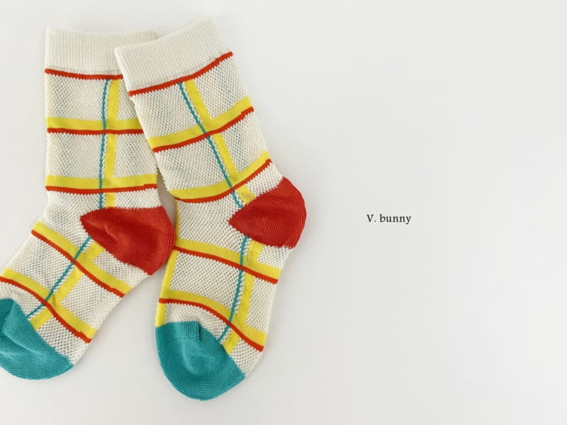 V Bunny - Korean Children Fashion - #magicofchildhood - YY Socks Set - 5