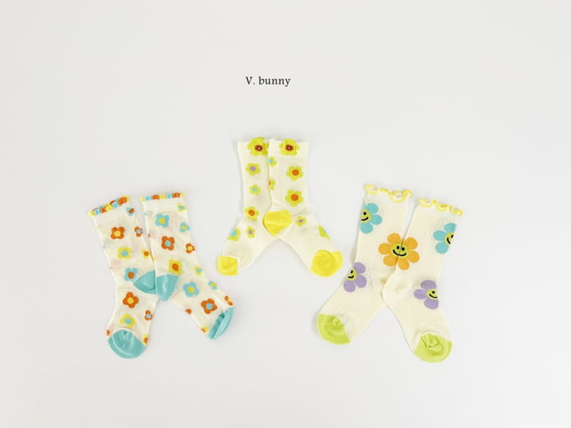 V Bunny - Korean Children Fashion - #minifashionista - Hehe Socks Set