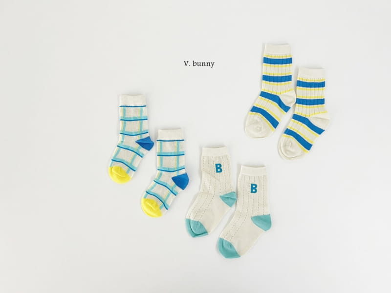 V Bunny - Korean Children Fashion - #stylishchildhood - BB Socks Set - 9