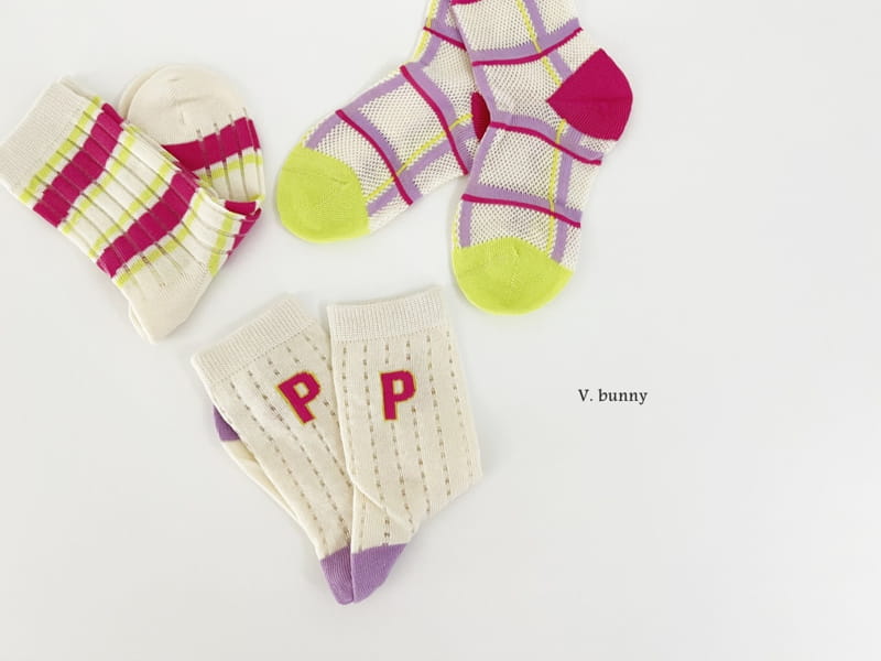 V Bunny - Korean Children Fashion - #stylishchildhood - PP Socks Set - 8