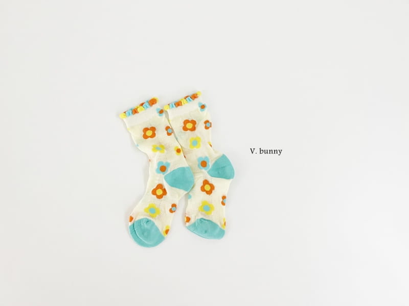 V Bunny - Korean Children Fashion - #stylishchildhood - Hehe Socks Set - 5