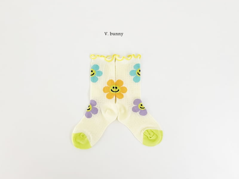 V Bunny - Korean Children Fashion - #todddlerfashion - Hehe Socks Set - 3